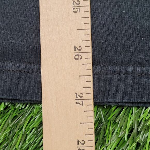 Flaming Skull Shirt Medium 21x27 Black - Picture 5 of 11